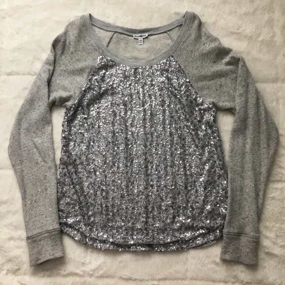 Express Sequin Top - Picture 2 of 6
